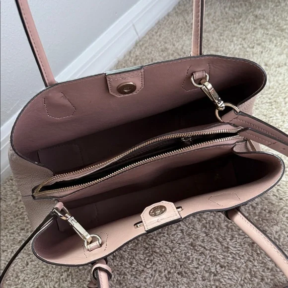 Michael Kors Blush Leather Satchel - Picture 2 of 5